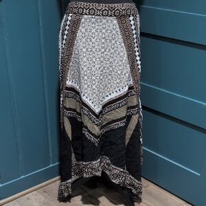 Free People Patterned Maxi Skirt
